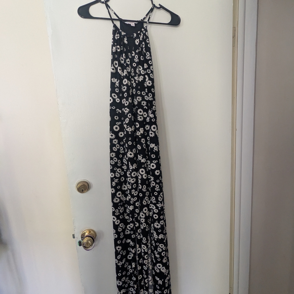 Candie's Black and White Lace Dress